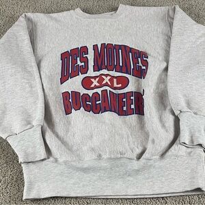 Vintage Des Moines Buccaneers Hockey Sweatshirt Men’s Large 90s USA Made T339